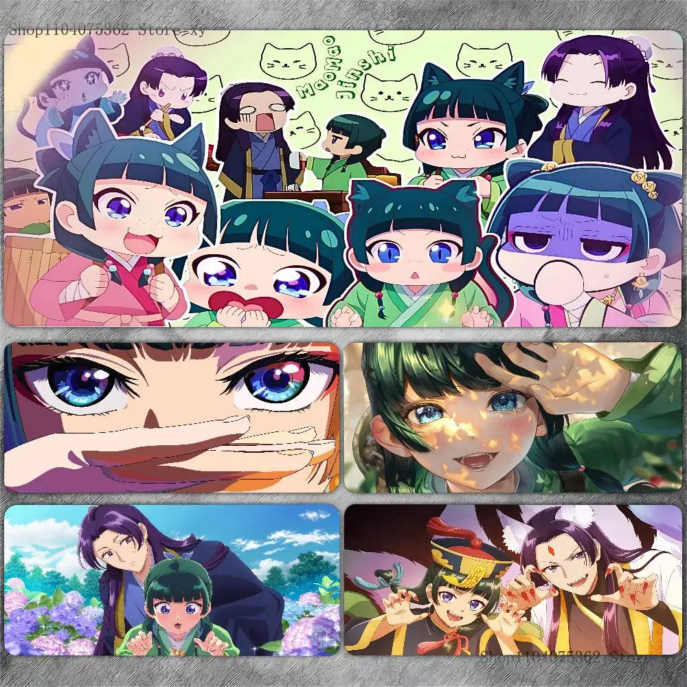 Anime The Apothecary Diaries Mouse Pad Large Gaming Keyboard Mat LockEdge Rubber Computer Office Accessories