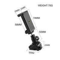 Phone Holder Clip Bracket Mount Support for Flysky FS-NB4 Transmitter Remote Controller 1/8 1/10 RC Car Boat Parts