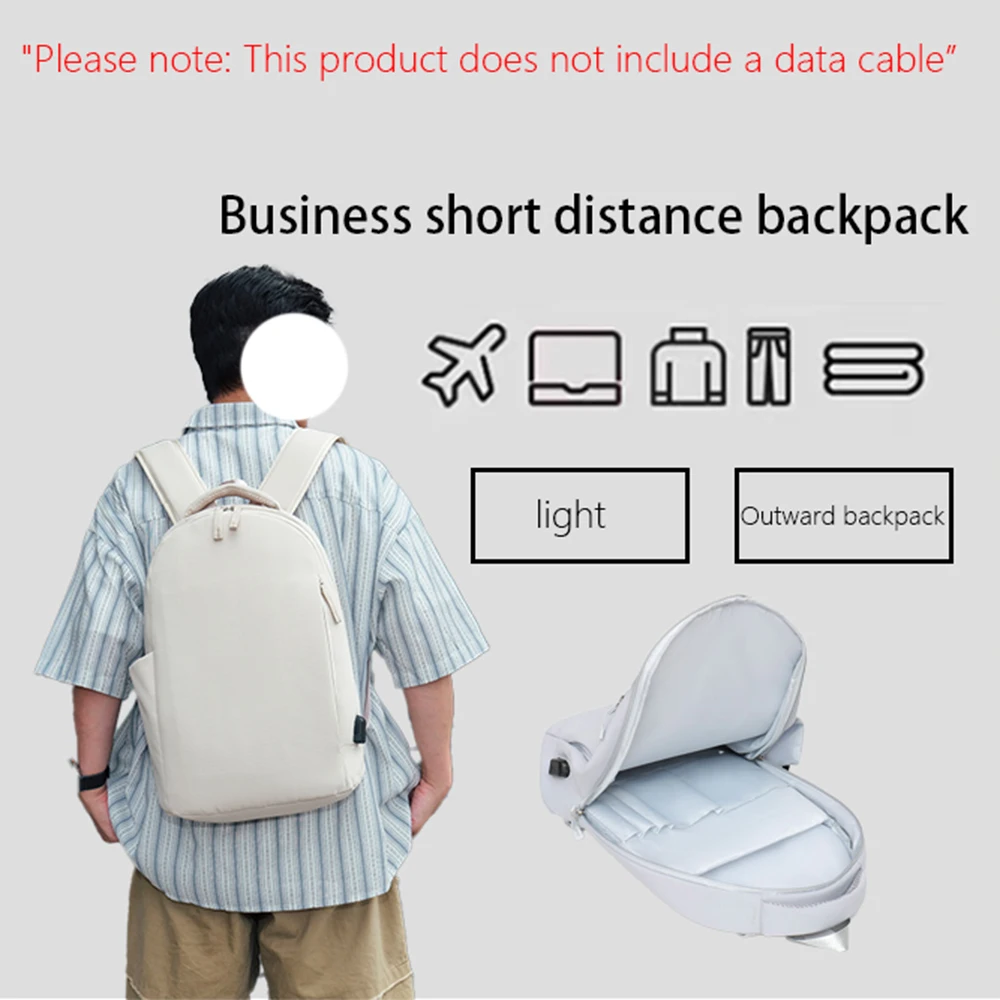 

2025 New Lightweight and Versatile Backpack, Simple and Casual, Convenient Travel Backpack, Computer Compartment Bag