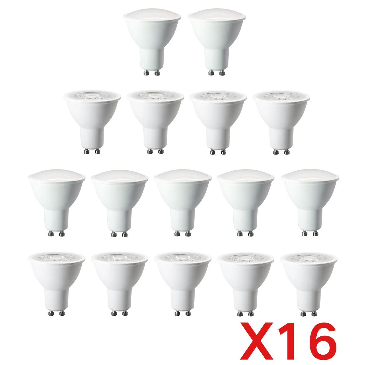 16PCS LED Spot Light Bulb GU10 Lamps AC 220V LED 3W 5W 6W 7W 8W 9W No Flicker Natural White Lighting 3000K 6000K for Home derec