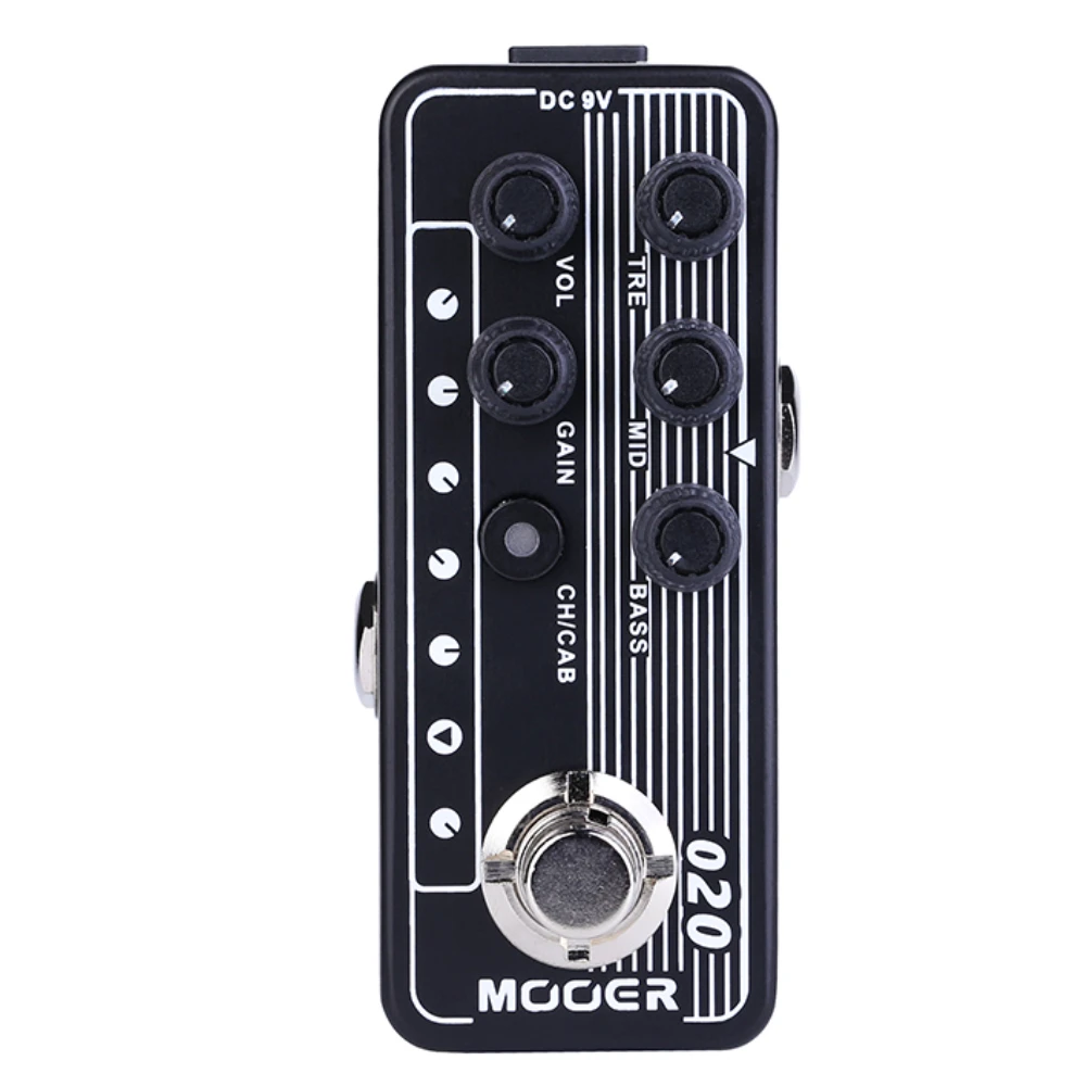 Mooer Blueno Guitar Effect Pedal Guitar Parts & Accessories Dual Channel Digital Micro Preamp Speaker Cabinet Simulation Pedal