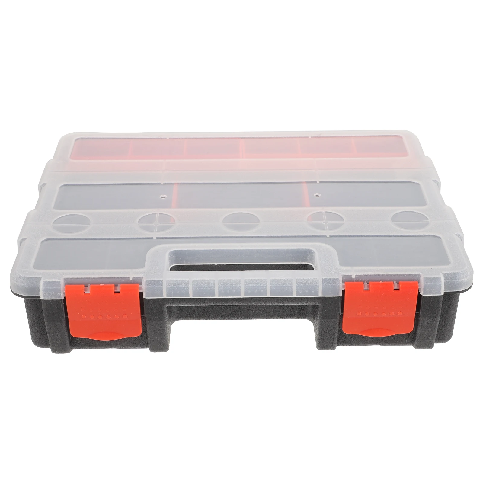 

Large Hardware Tool Box Storage Container Multiple Compartments Durable Plastic Organizer Nuts Bolts Screws Beads Fasteners