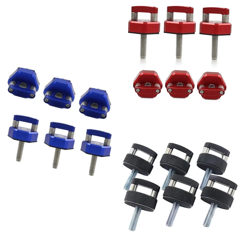 6PCS Car Hardtop Bolts Quick Removal Thumb Screw For Jeep Wrangler JK JKU JL JLU JT 2007-2022