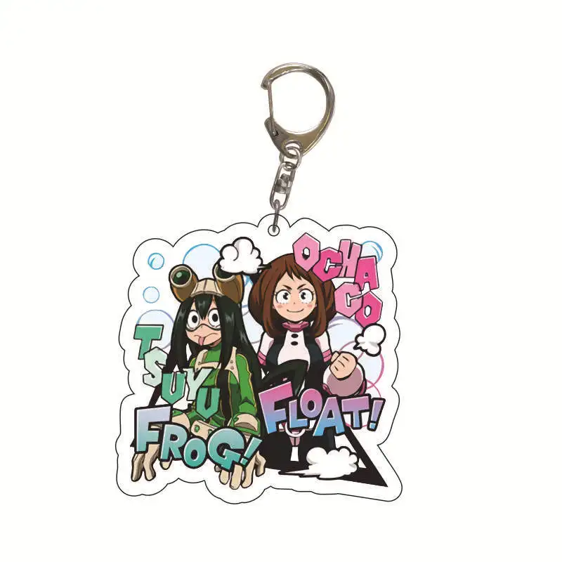 My Hero Academia Double Sided Acrylic Keychain Izuku Midoriya Katsuki Bakugo Shoto Todoroki Anime Pendant Accessories image 3