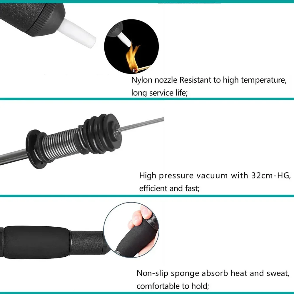 Tin Suction Device Electric Soldering Iron Set Tool Companion Manual Suction Gun High Efficiency Desoldering Pump
