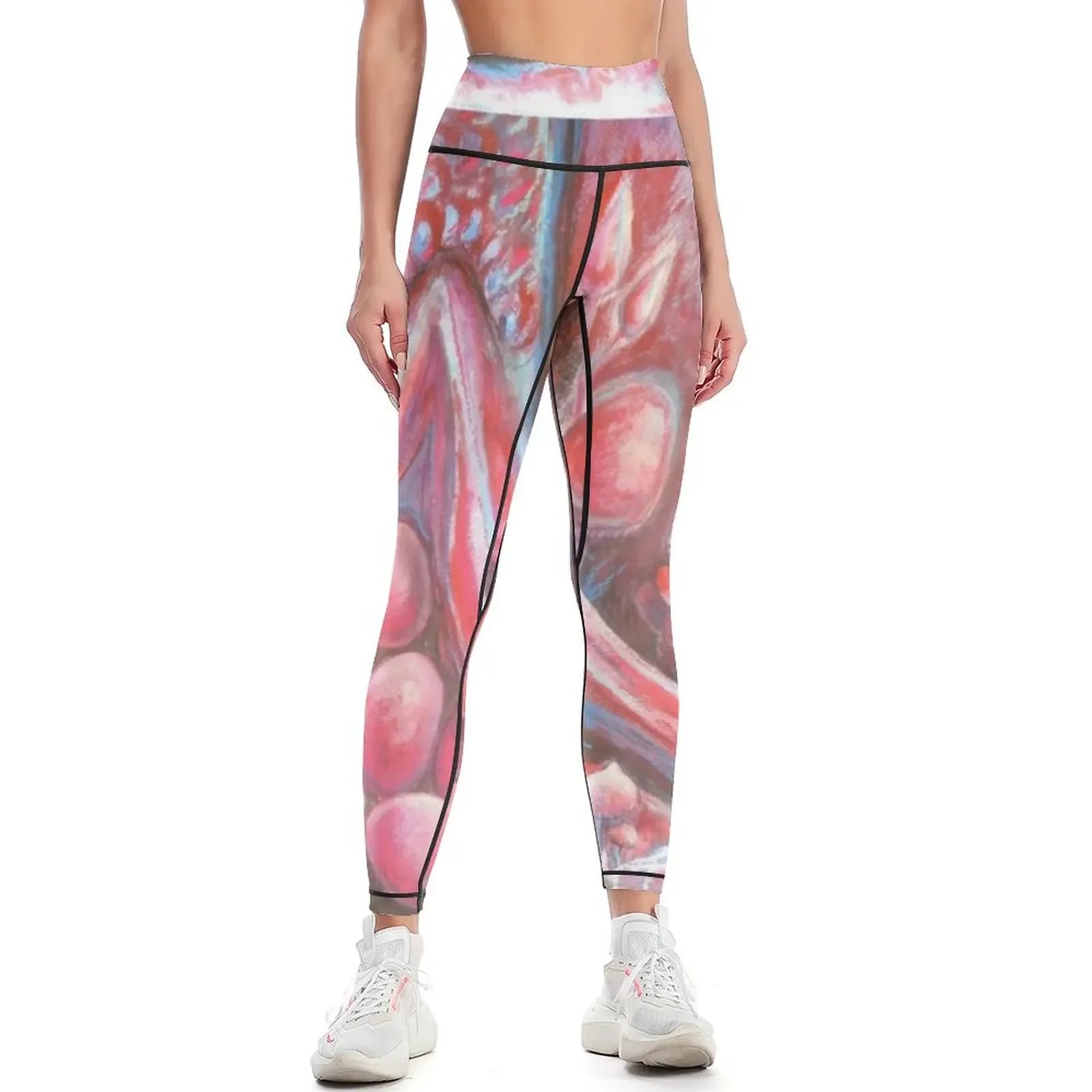 

blood moon easter rabbits Leggings legging gym joggers for Women's sports pants active wear Womens Leggings