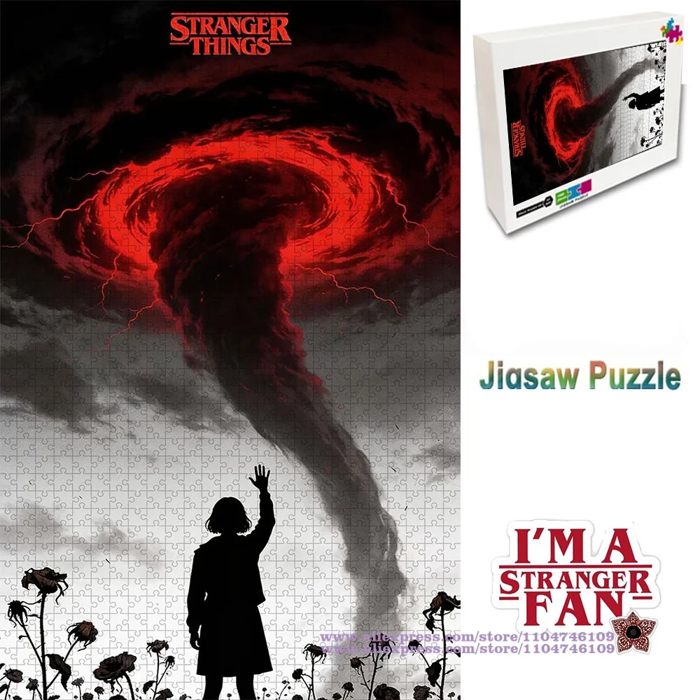 

Пазлы-головоломки «Очень странные дела» 108/200/300/500/1000/1500 элементов, развивающие интеллект, унисекс, подарки для взрослых, украшение для дома