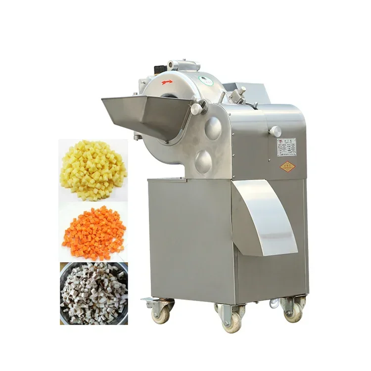 

Industrial carrot onion kiwi fruit mango vegetable dicer machine cube cutting commercial vegetable dicer