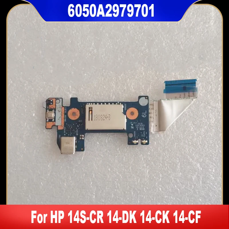 

For HP 14S-CR 14-DK 14-CK 14-CF Laptop USB 3.1 Type C Card Reader Power Board L24483-001 6050A2979701 100% Tested High Quality