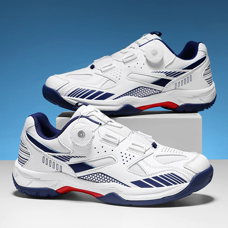 Schnellschnür-Badminton-Schuhe für Damen und Herren, Trainingsschuhe, stoßdämpfende, rutschfeste Volleyball-Sport-Sneaker – Detail 11