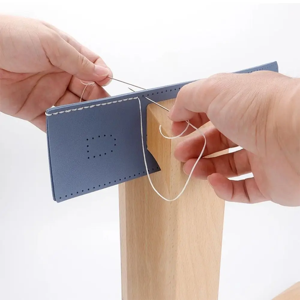 Adjustable Foldable Wooden Clamp Wood Hand Stitching Leather Tool Wood Sewing Clip Durable Solid Leathercraft Wooden Clip