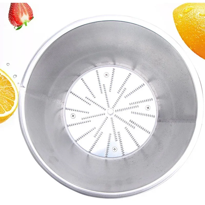 Electric Fruit Juicer Independent Pomace Discharge Outlet Low Vibration Stable Operation Stainless Steel Commercial Juice Maker