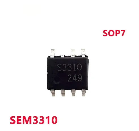 2-5/PCS New SEM3310 S3310 SOP7 Liquid crystal power driver chip In Stock