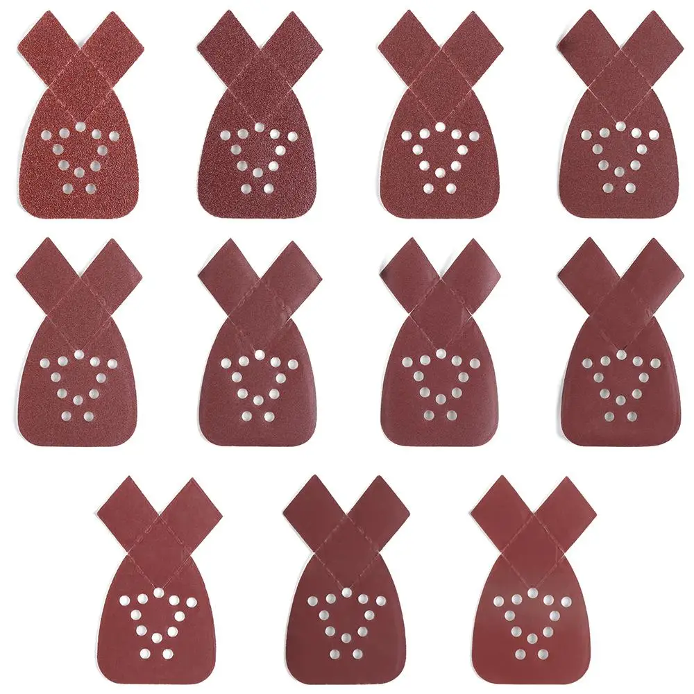 

10PCS Home Tool Sander Discs Black Decker Abrasive Paper 40-800 Grit Detail Sandpaper Pads Mouse Sanding Sheets