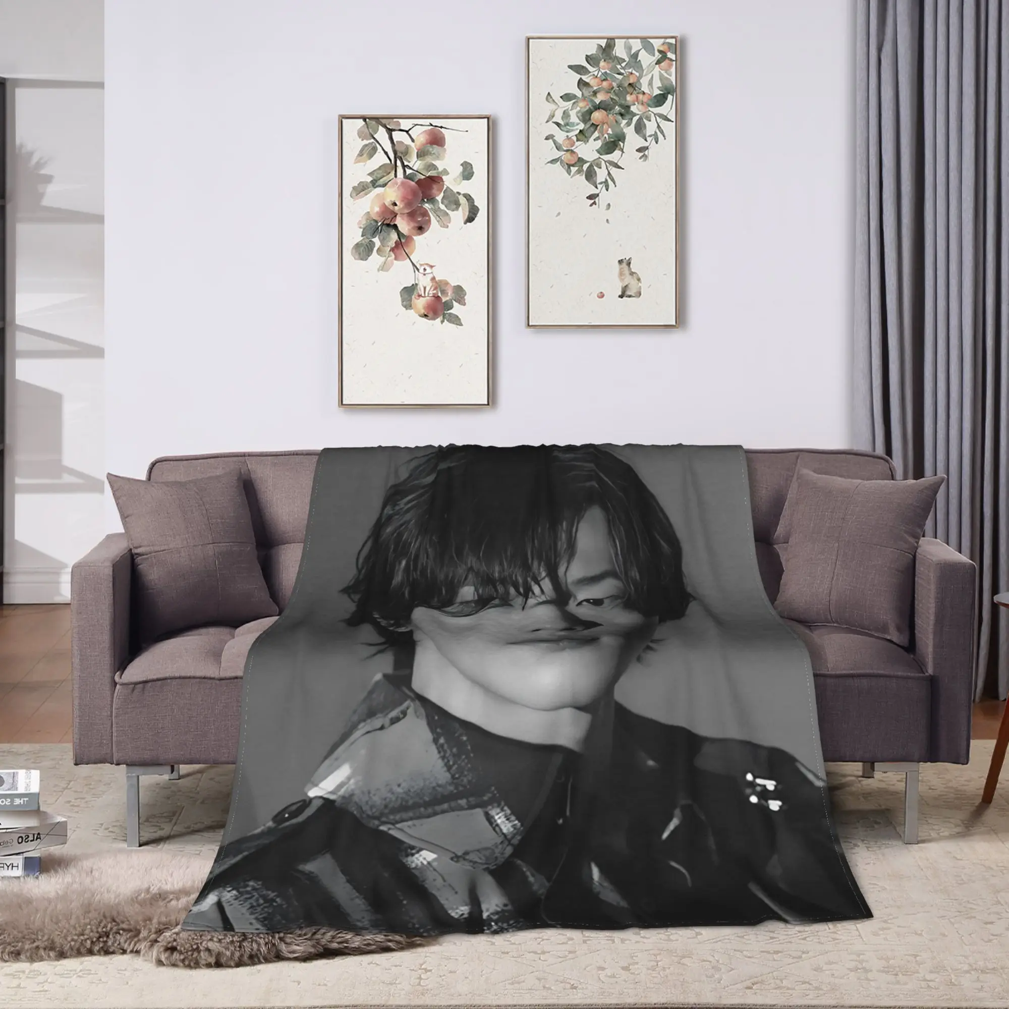 Woo-Do Hwan The King Eternal Monarch Blankets  Warm Soft Plush Throw Blanket For Living Room Travel Flannel Bedspread Bed Cover
