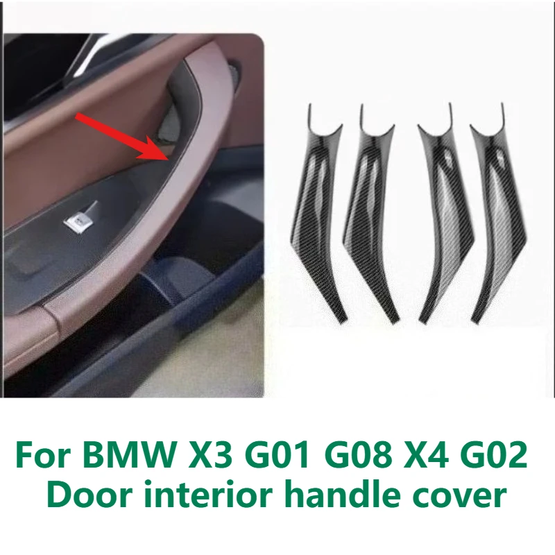 

Накладки на внутренние ручки дверей G01 G02 для BMW X3 X4 G01 G02 G08 F97 F98 2019-2023, легко устанавливаемые