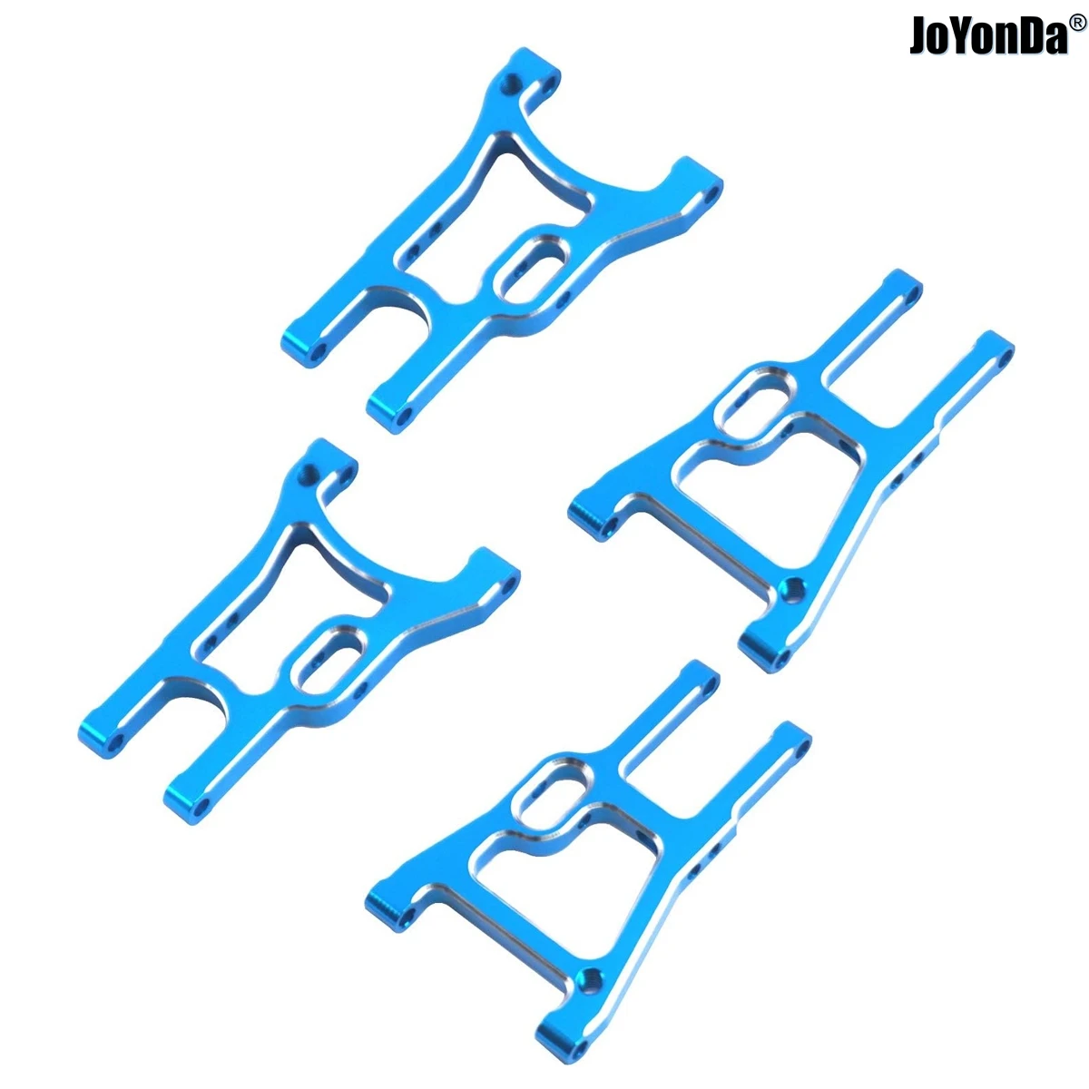 Plástico / Aluminio # 02007 Trasero # 02008 Brazo de suspensión inferior delantero para RC 1/10 HSP 94101 94102 94103 94123