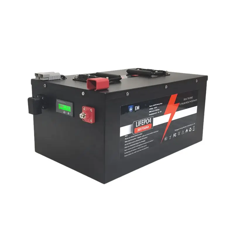 Informe de descripción Artículo 60V 50Ah 100Ah LiFePO4 batería incorporada Bluetooth BMS fosfato de hierro y litio para carrito