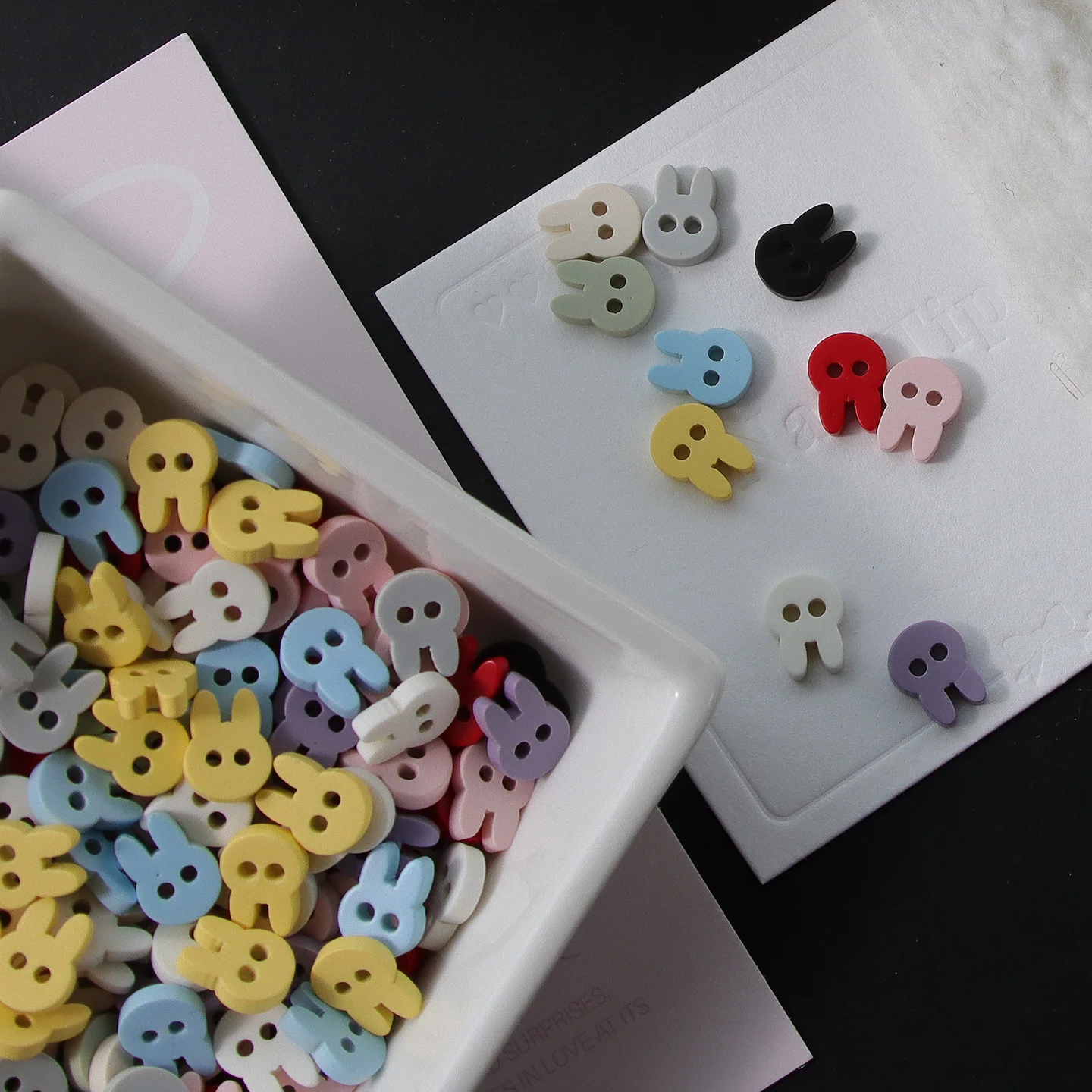 10pcs 12x10mm Rabbit Resin Buttons for Clothing Children Shirt Skirts Doll Baby Clothes DIY Handmade Scrapbooking Decoration