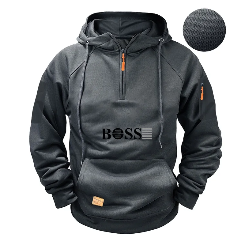 Men's hooded sweatshirts come in loose pullovers, fashionable sweatshirts and wool thermal sweatshirts