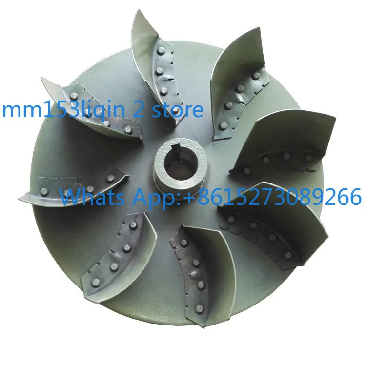 

Precision fan impeller industrial fan outer diameter 330 woodworking dust collector blower parts 370 eight-page fan blade