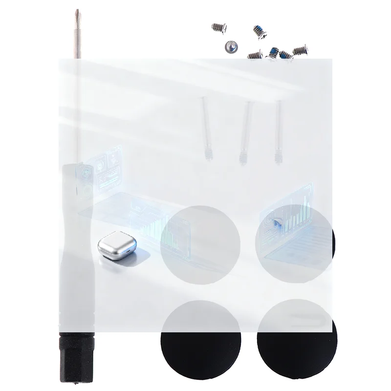 

For book pro A1278 A1286 A1297 rubber deet bottom with screws screwdriver