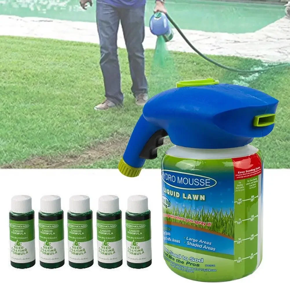 Garden Hydro Hydro Mousse Liquid Turf Grass Seed Sprayer con aumento della crescita di alta qualità per il sistema di nebulizzazione degli attrezzi