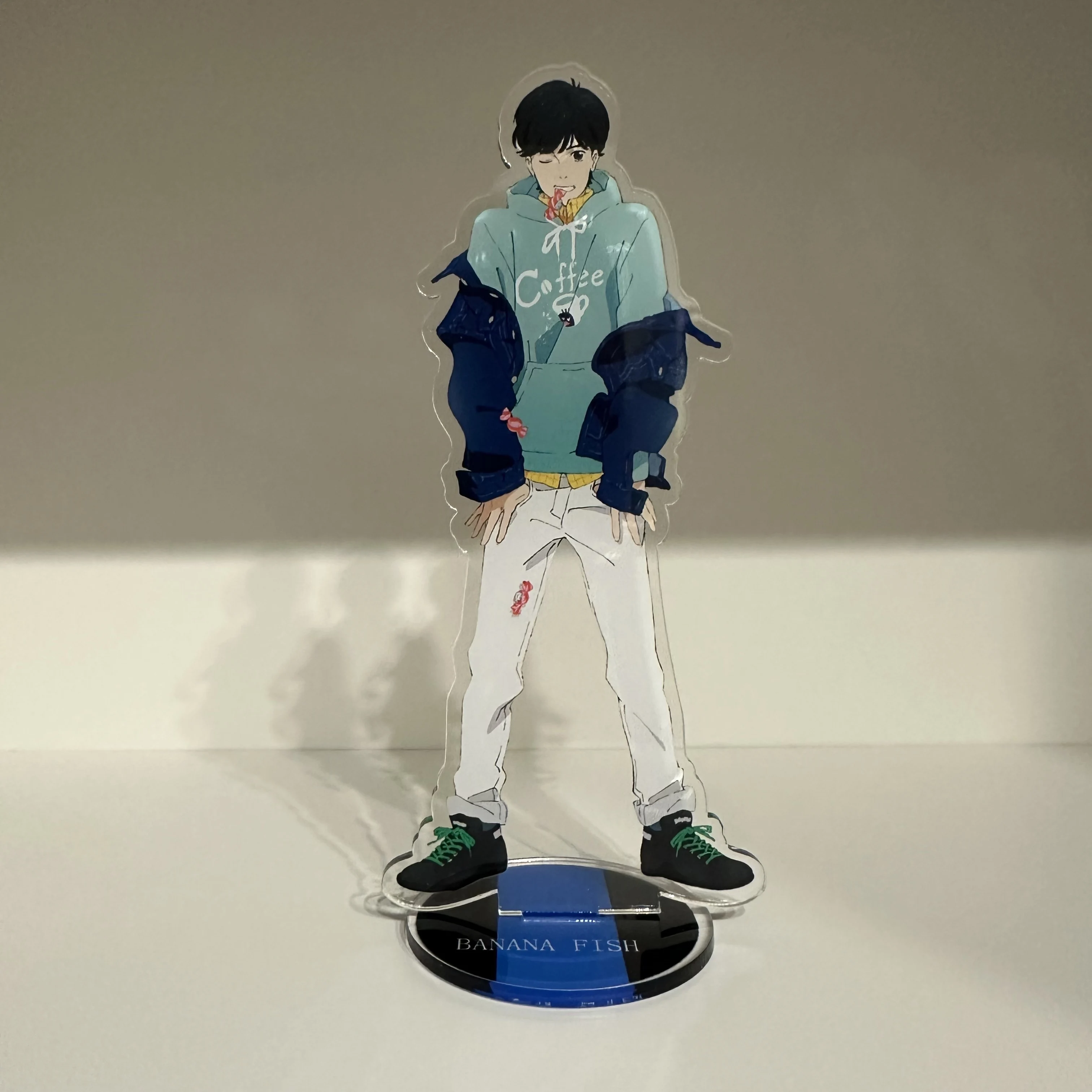Anime BANANA FISH Figures Ash Lynx Okumura Eiji Acrylic Stands Character Shorter Wong Model Plate Desk Decor Prop Christmas Gift