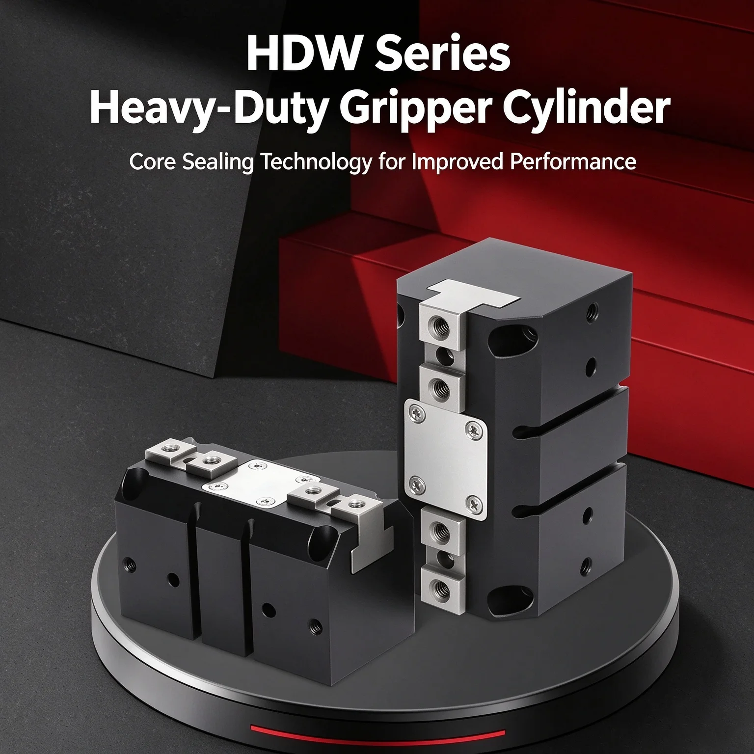 Strong Parallel Air Gripper HDW Series HDW20 HDW25 HDW32 HDW40 HDW50 HDW63 HDW100 Pneumatic Cylinder Mechanical Gripper Finger