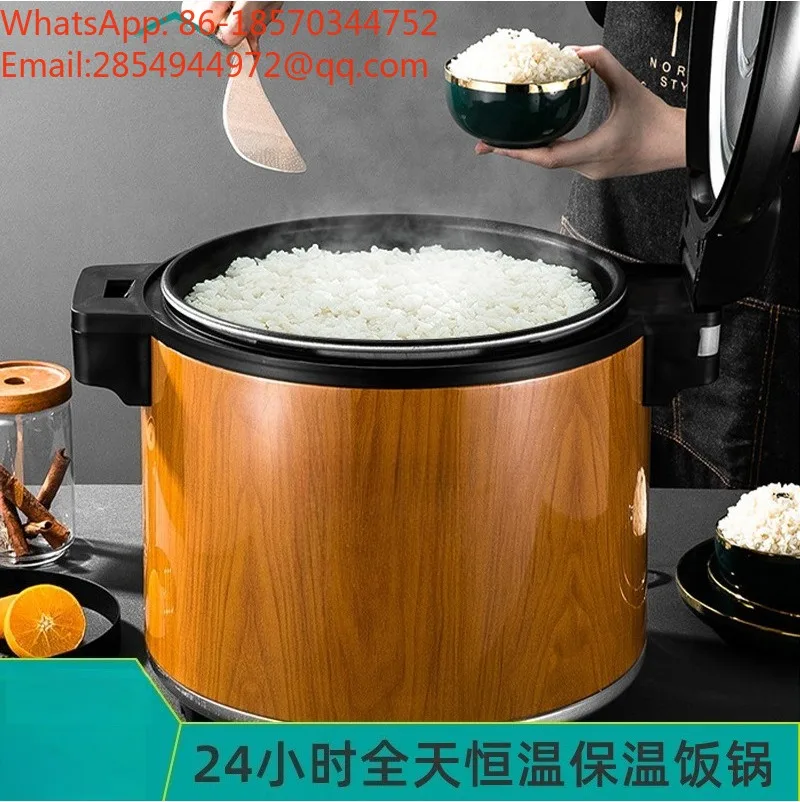 Rice Insulation Bucket Commercial Large-capacity Stainless Steel Pluggable Heating Large Insulation Pot