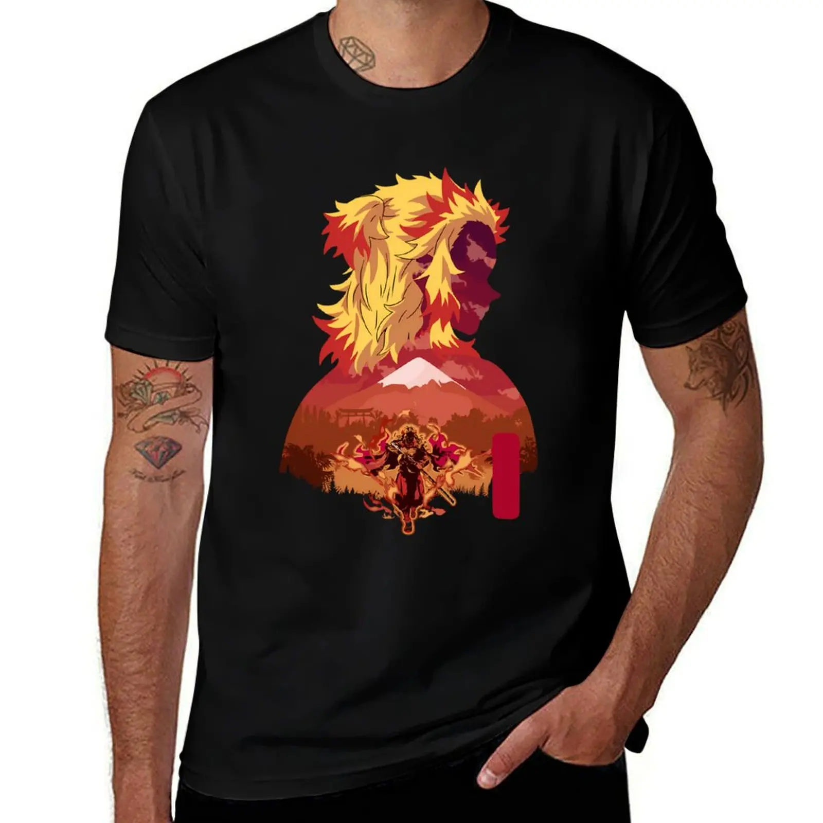 

Copy Of The Flame Pillar T-Shirt t shirts with prints cotton tshirt 100% t shirt custom print T-Shirt