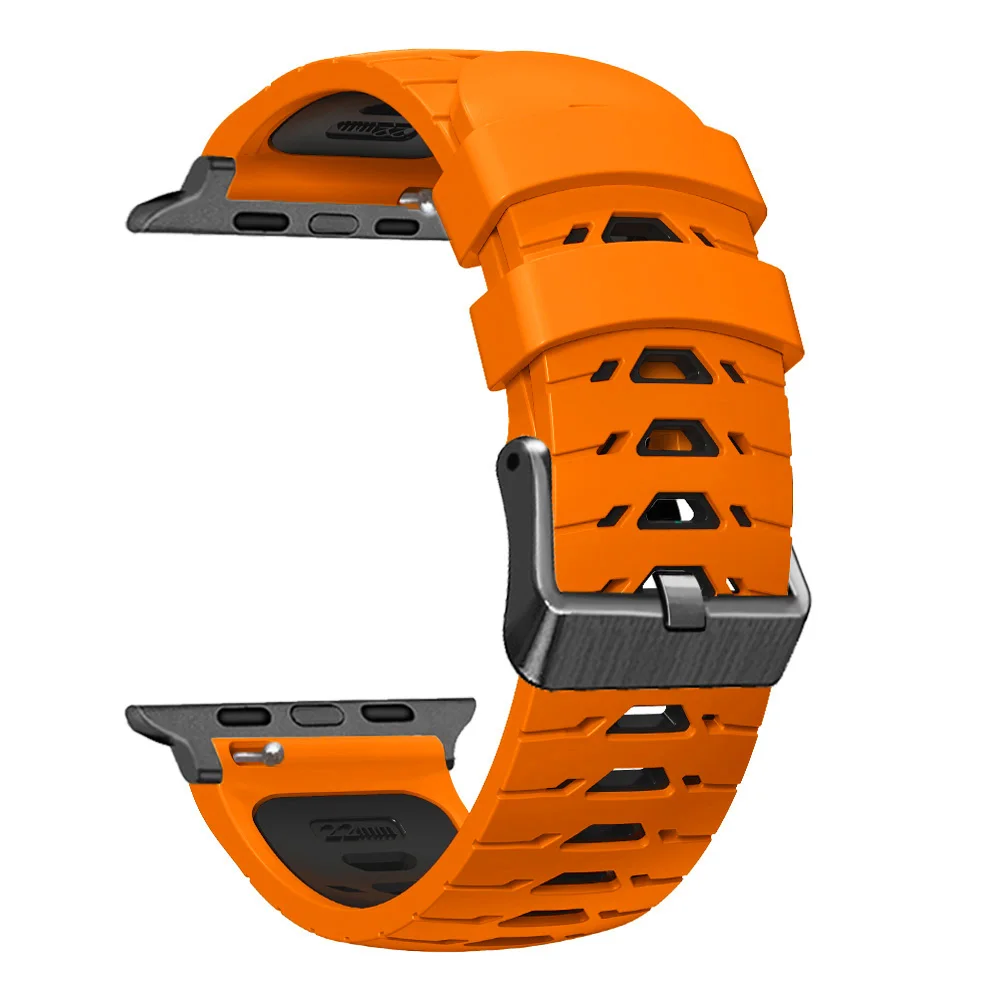 Sport Silicone Band for Apple Watch, Replacement Belt, Wristband, Bracelet Strap, iWatch Series 9, 8, 7, SE, Ultra 2, 45mm, 44mm, 49mm, 42mm
