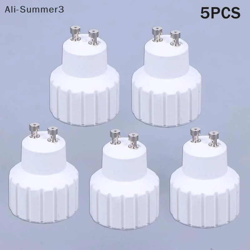 (YY)1/2/3/5Pcs 2025 New GU10 to Gu10 Gu10-Gu10 CFL LED Spotlight Socket Extender Lamp Bulb Base Holder Converter Adapter