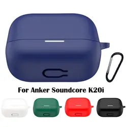 Silicone Earphone Cover For Anker Soundcore K20i Bluetooth Earbuds Protective Shell Anti Drop Charging Box Sleeve Headphone Case
