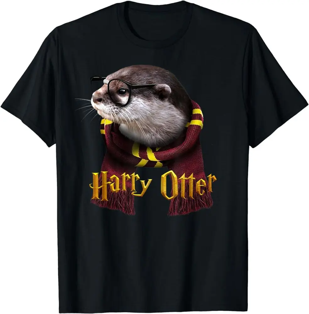 Otter Harry Otter Cute Otter Gift T-Shirt Anime Graphic T-shirts 100%Cotton Short Sleeve