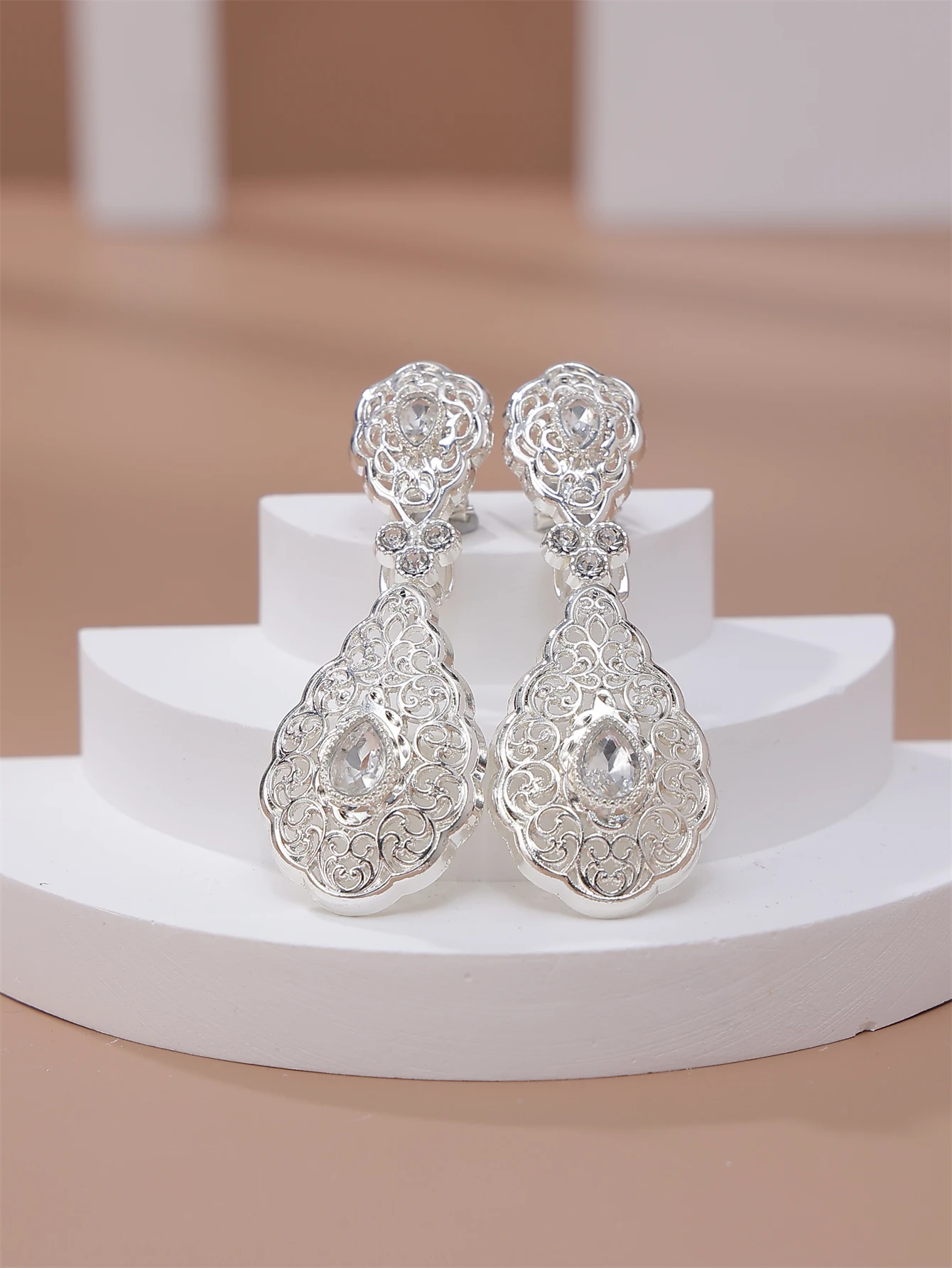 Moroccan Bridal Decorative Earrings Hollow Design Ear Jewelry Women\'s popular Accessories For wedding parties and festivals