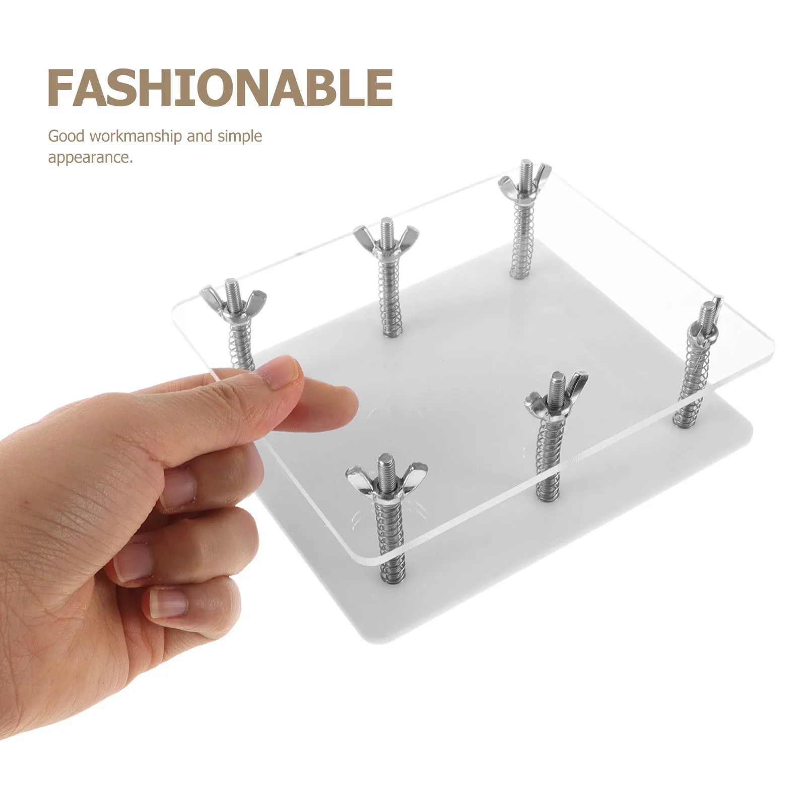 Strumento portatile per appiattire le carte per il fissare le carte da gioco piegato Dispositivo di pressatura per interni per collezionisti di carte e hobbisti