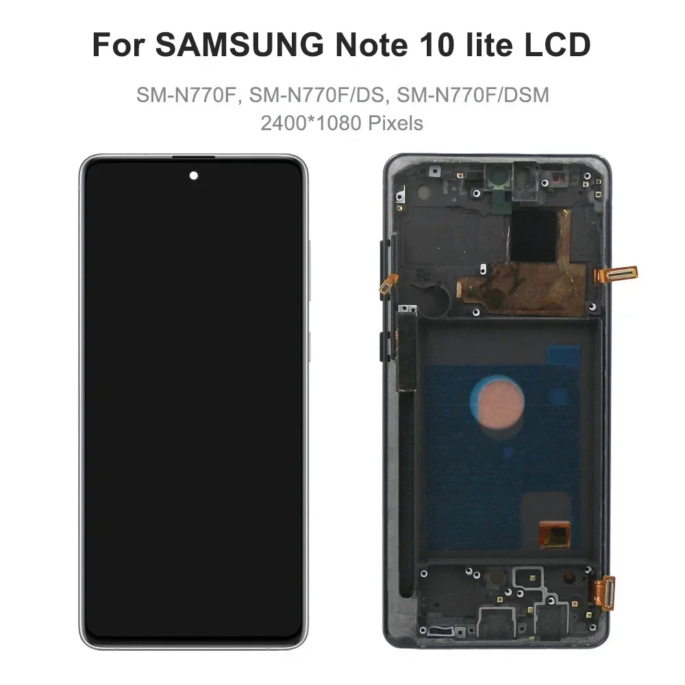 6.7\'\' Super AMOLED For Samsung Galaxy Note 10 Lite Lcd Display Digital Touch Screen For Samsung Note10 Lite SM-N770F Screen