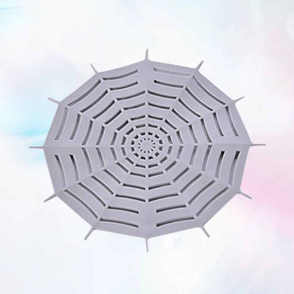 

2pcs Drain Filter Screen Kitchen Sink Strainer Hair Stopper Bathroom Floor Drainage Mesh Trp Material Suction Cup Easy Clean