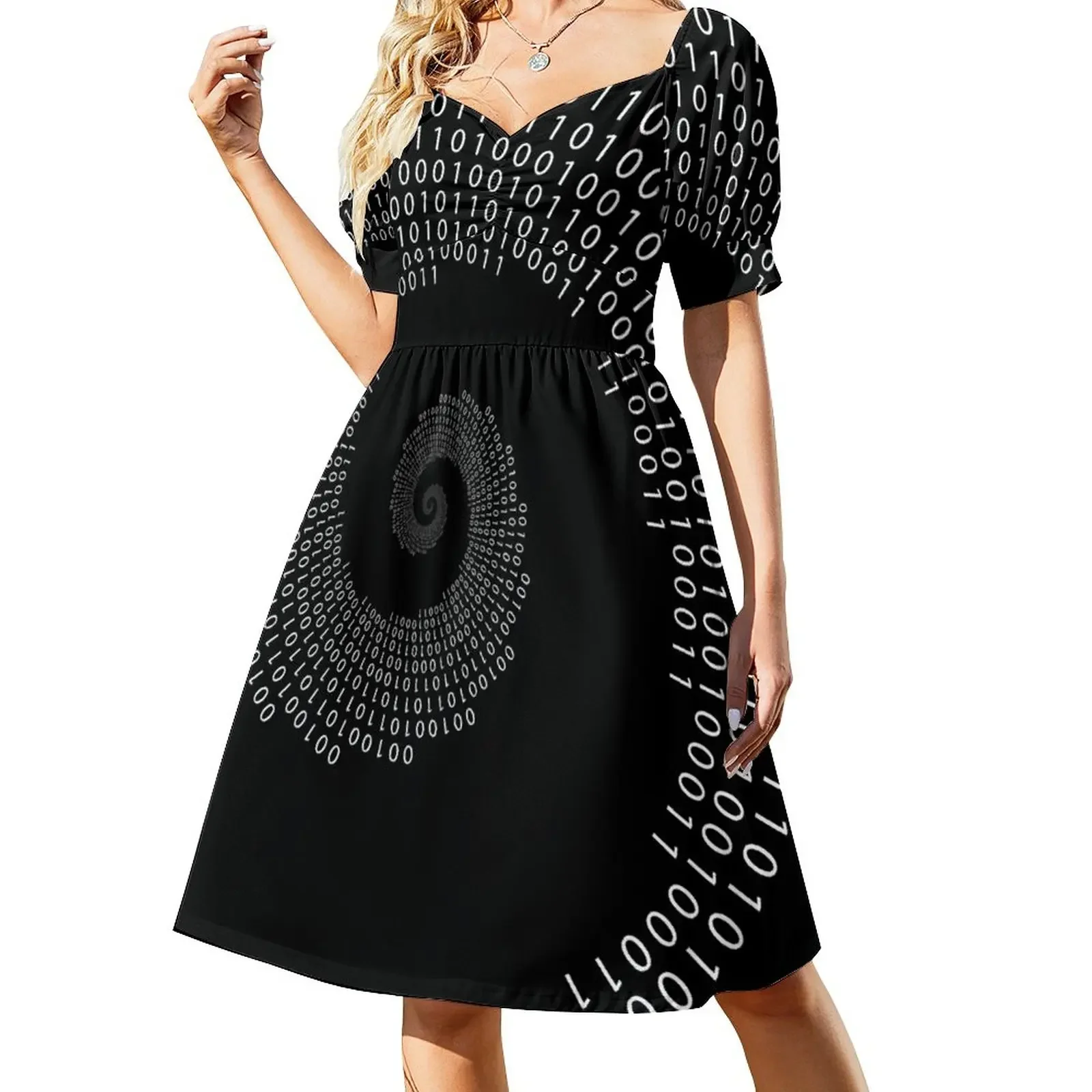 

Binary fibonacci sequence spiral. Short-Sleeved Dress Party dresses for women women dress women's elegant loose dresses