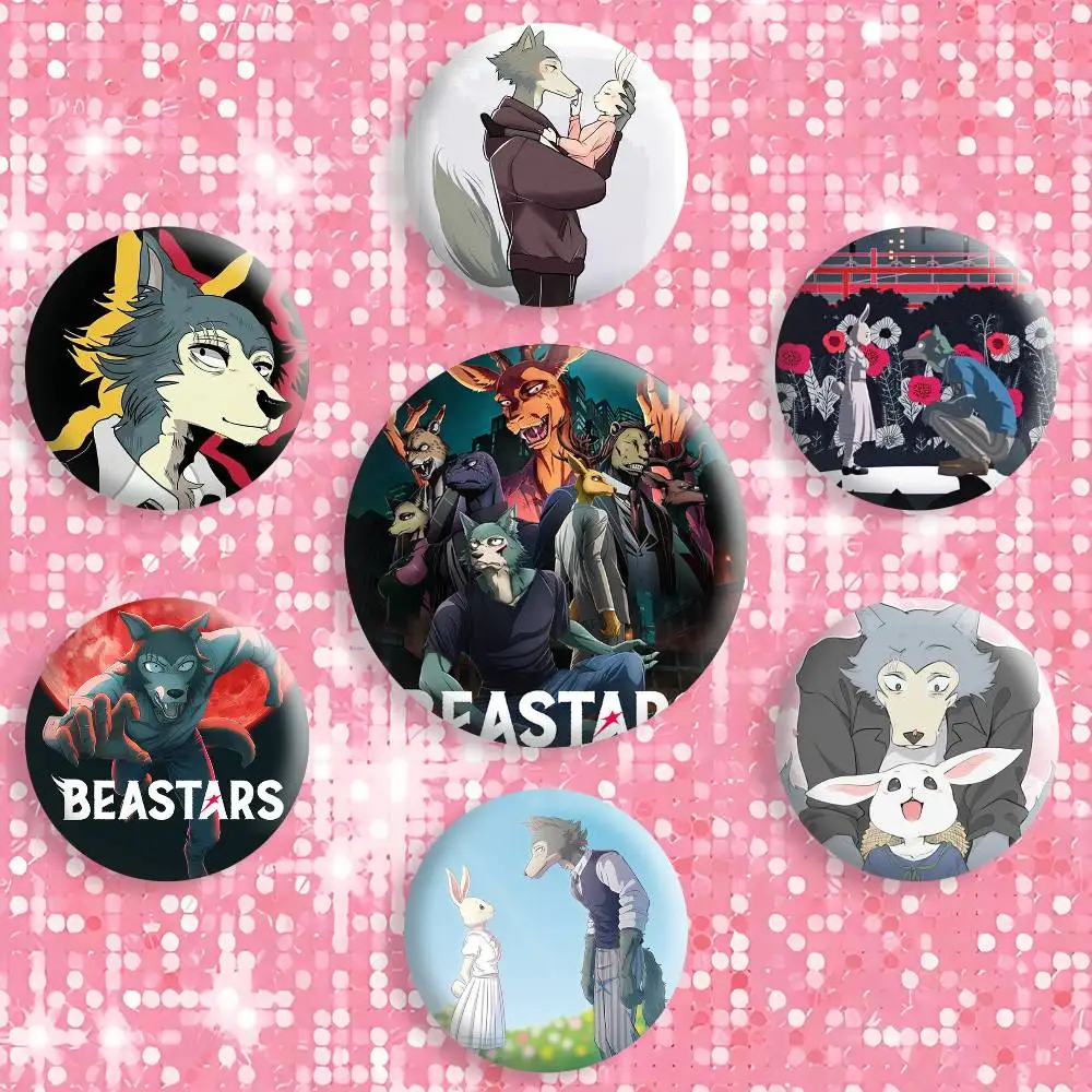 B-Beastars part 2 Final Badges Creative Tinplate Button PinsBrooch Badge Clothes Backpack