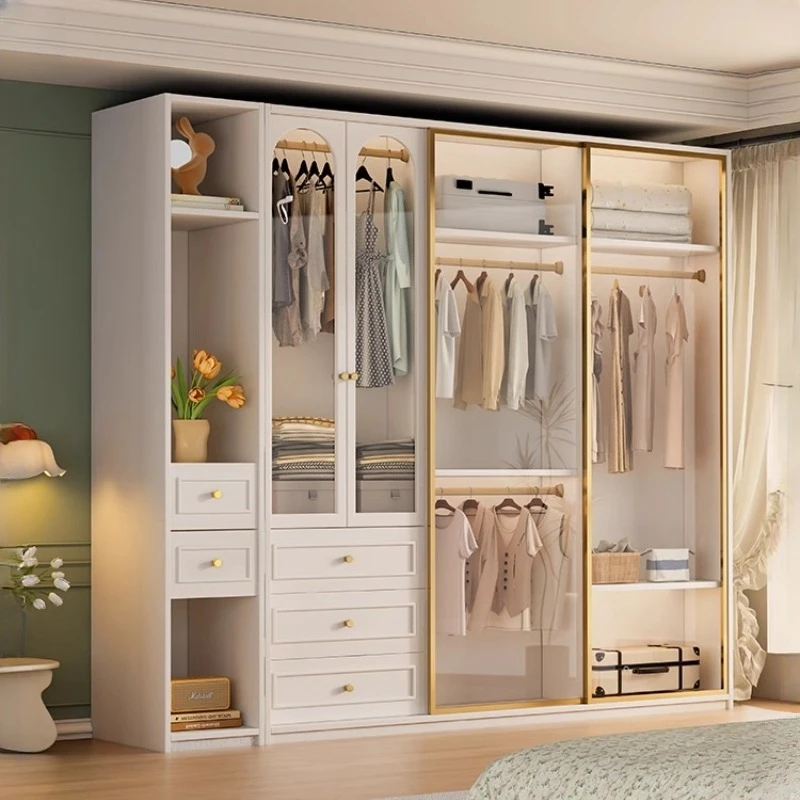 

Clothing cupboard Glass 60 cm wide Wardrobes Comforter closet drawer storage save Multipurpose cabinets cupboard Furniture