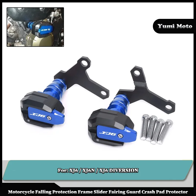

Moto Parts Crash Pads for Yamaha XJ6 Diversion XJ6N Frame Sliders Motorcycle Accessories Engine Guard Protector XJ 6 6N Anti