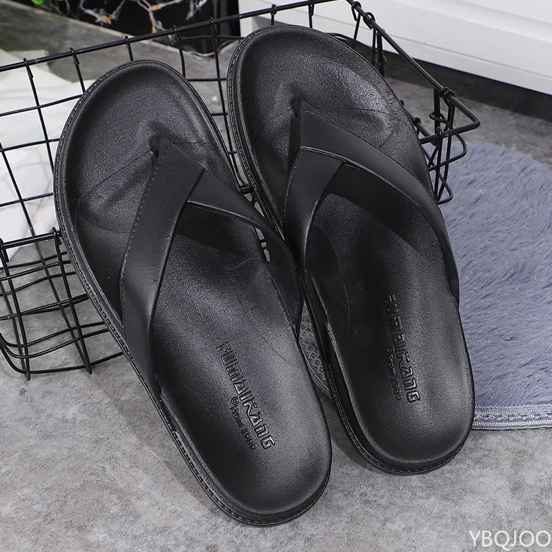 

Men's new style flip flops Outdoor summer couple Slippers Anti slip hollow out beach shoes Fashion comfort Male slippers Homme