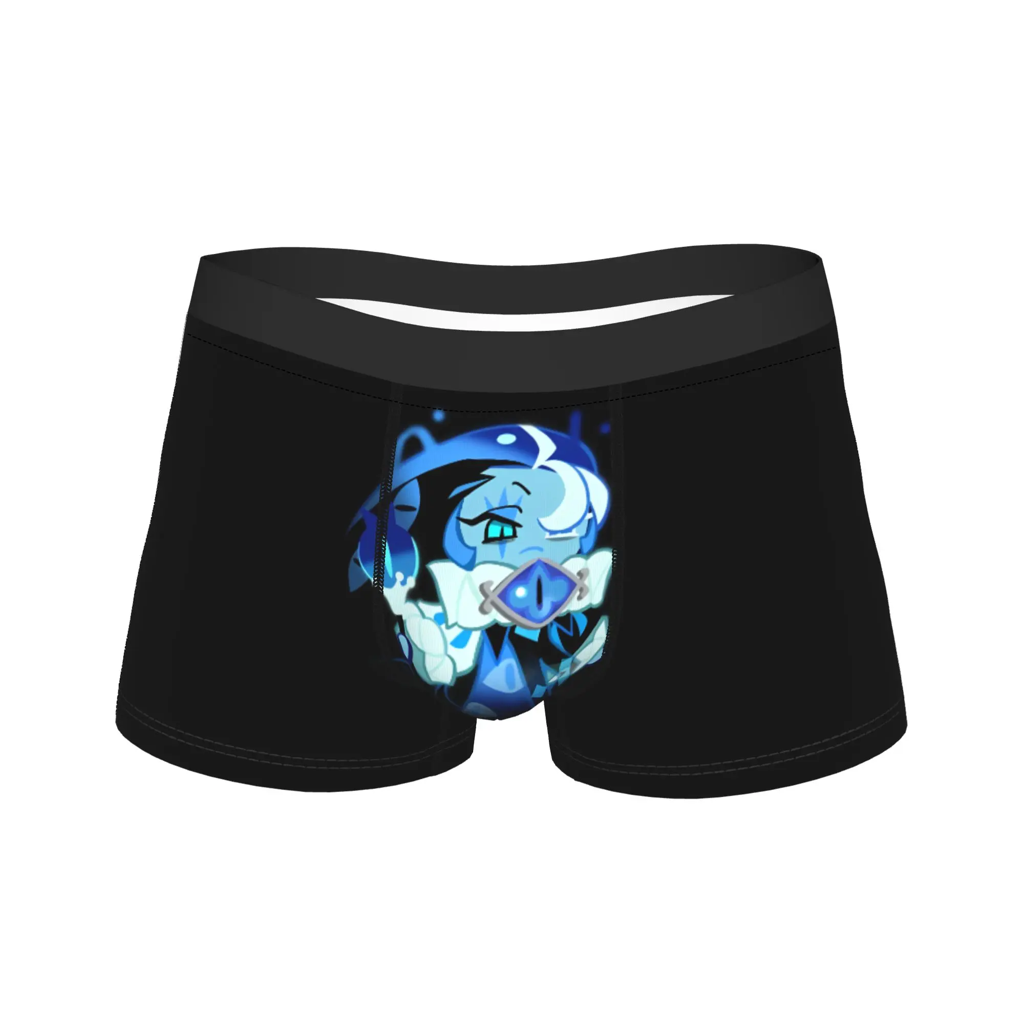 Novelty Boxer Shadow Milk Cookie Run Kingdom Shorts Panties Briefs Men's Underwear Cute Cartoon Anime Underpants for Homme S-XXL