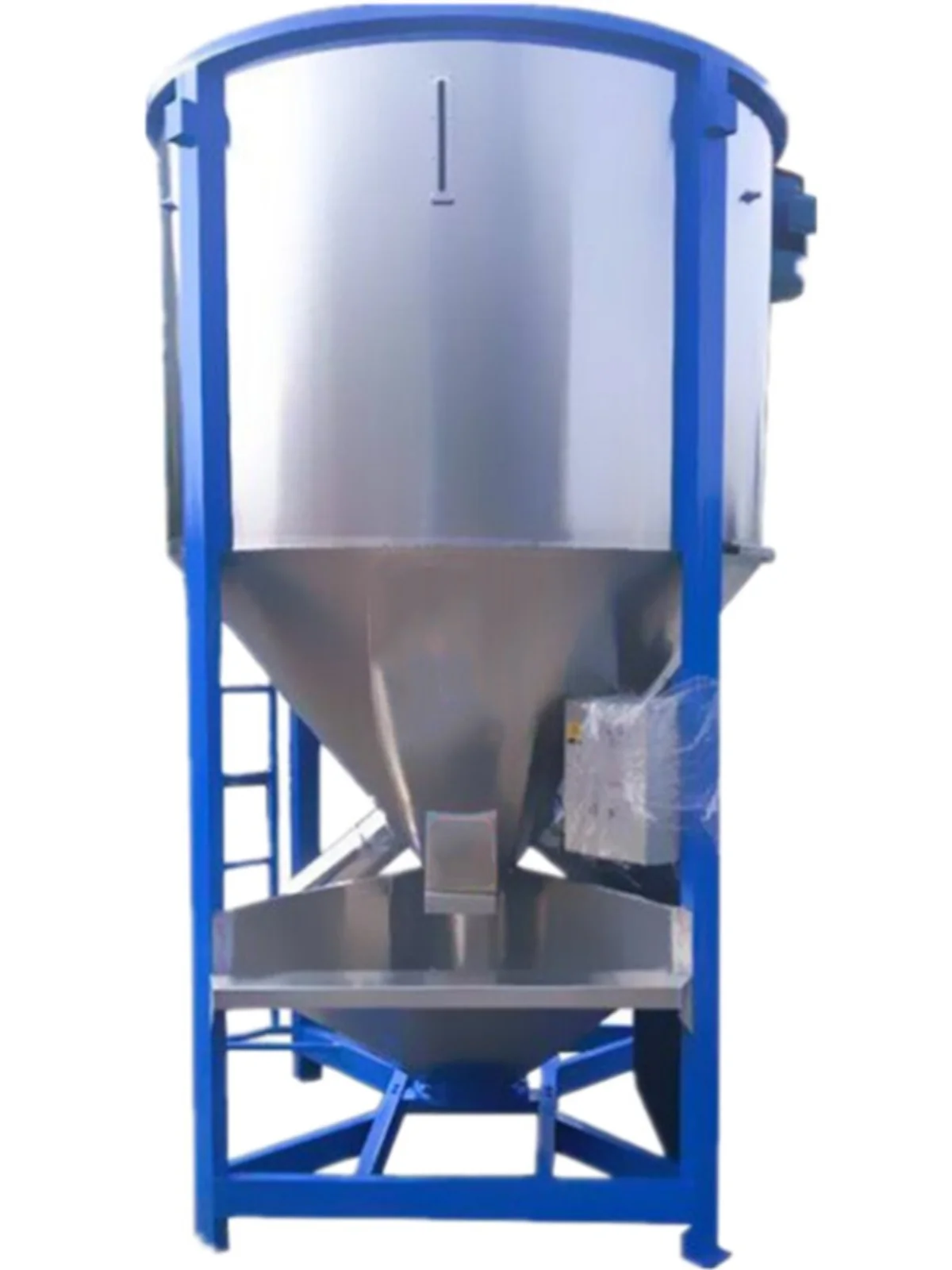 Vertical mixer, stainless steel plastic drying tank, particle mixing and ingredient bucket