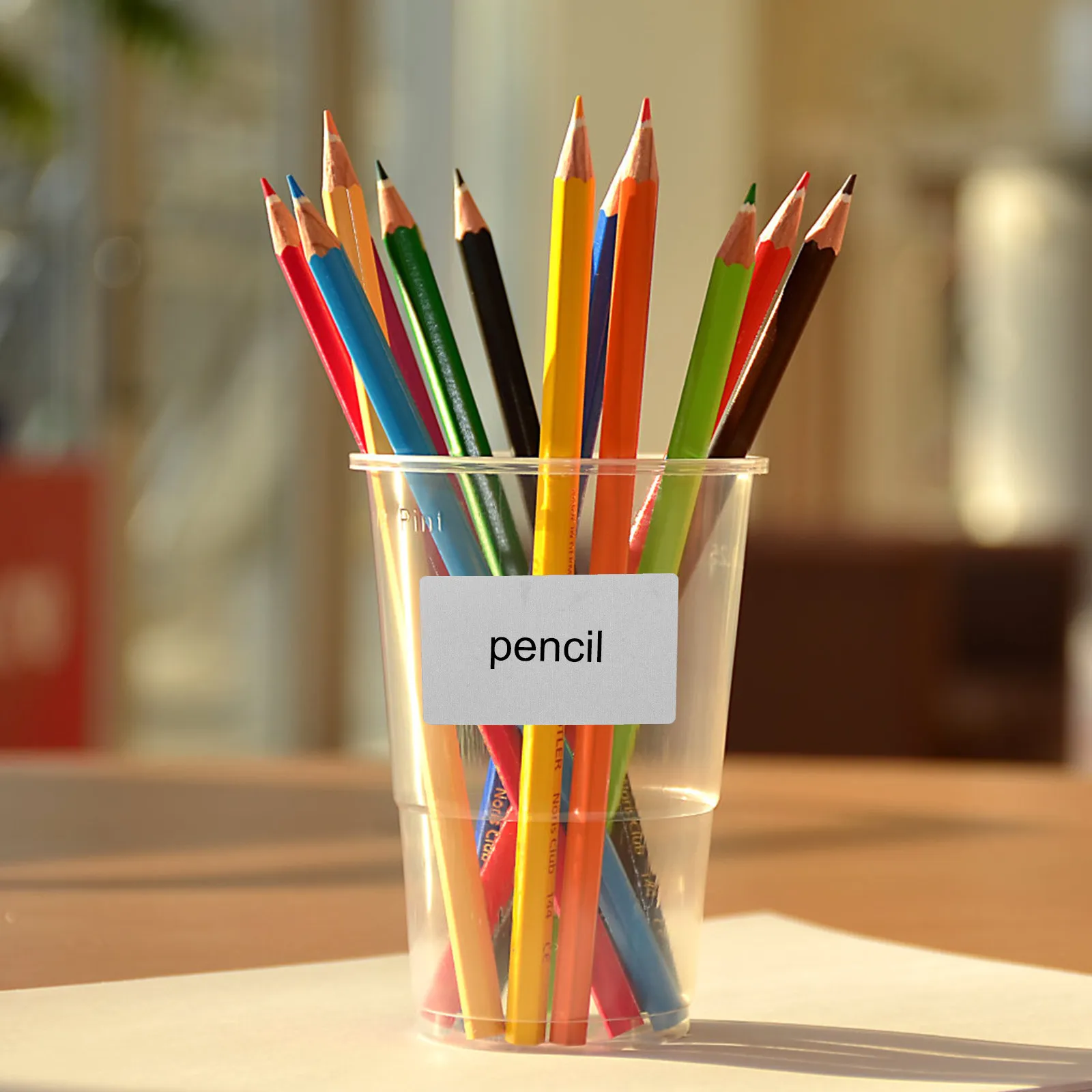 

1 Roll Rectangular Thermal Label Stickers Multi Purpose Adhesive Paper for Filing Coding Pricing Organizing Office Home School