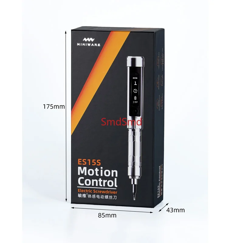 Mini Cordless Electric Power Screwdriver ES120 ES15S Precision Motion Control with STM32 CPU, 3-Axis Gyro & PH00/SL2 Bits