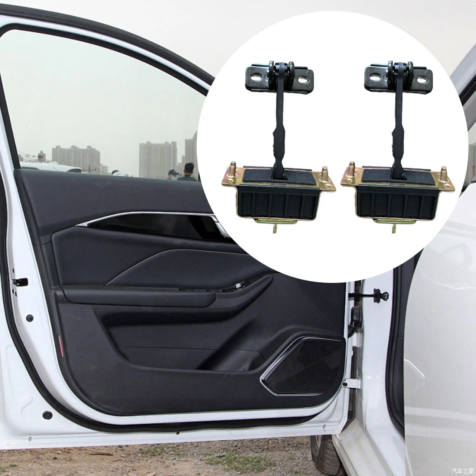 

Практичные дверные ограничители для проверки ремней, черный полипропиленовый ограничитель железа, автомобильный аксессуар для салона автомобиля Mercedes-Benz S-class W220