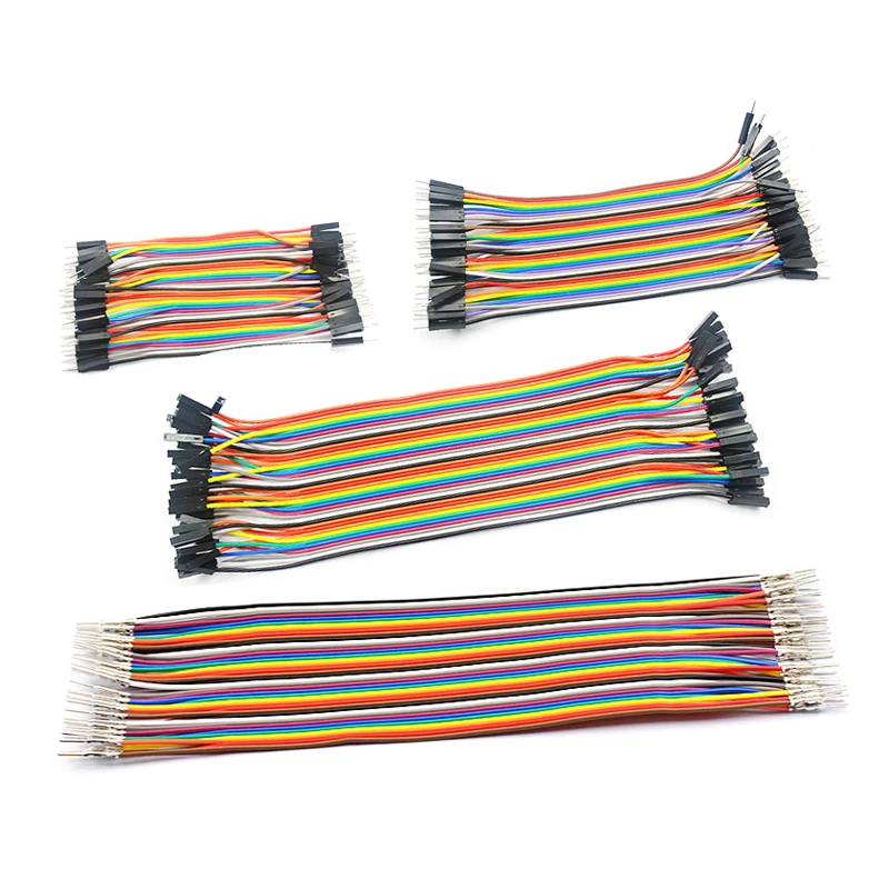 

40p Cable Dupont Jumper Wire Dupont Male to Male + Female to Male + Female to Female Jumper Copper Wire Dupont Cable DIY KIT